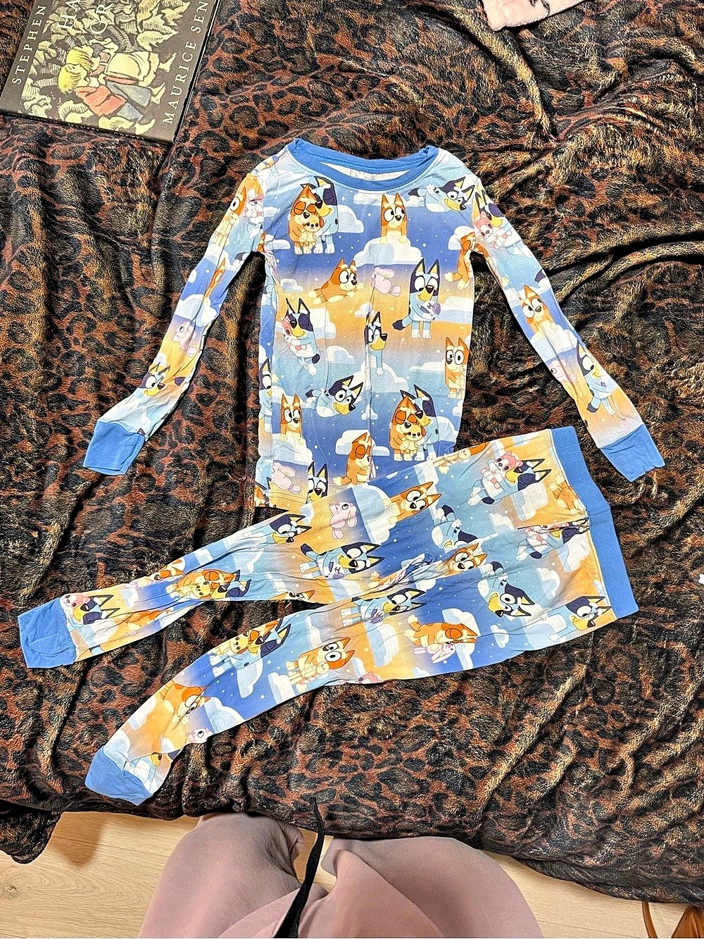 Little Sleepies Bluey Dance All Day Long Sleeve Two-Piece Pajama Set Pajama Set